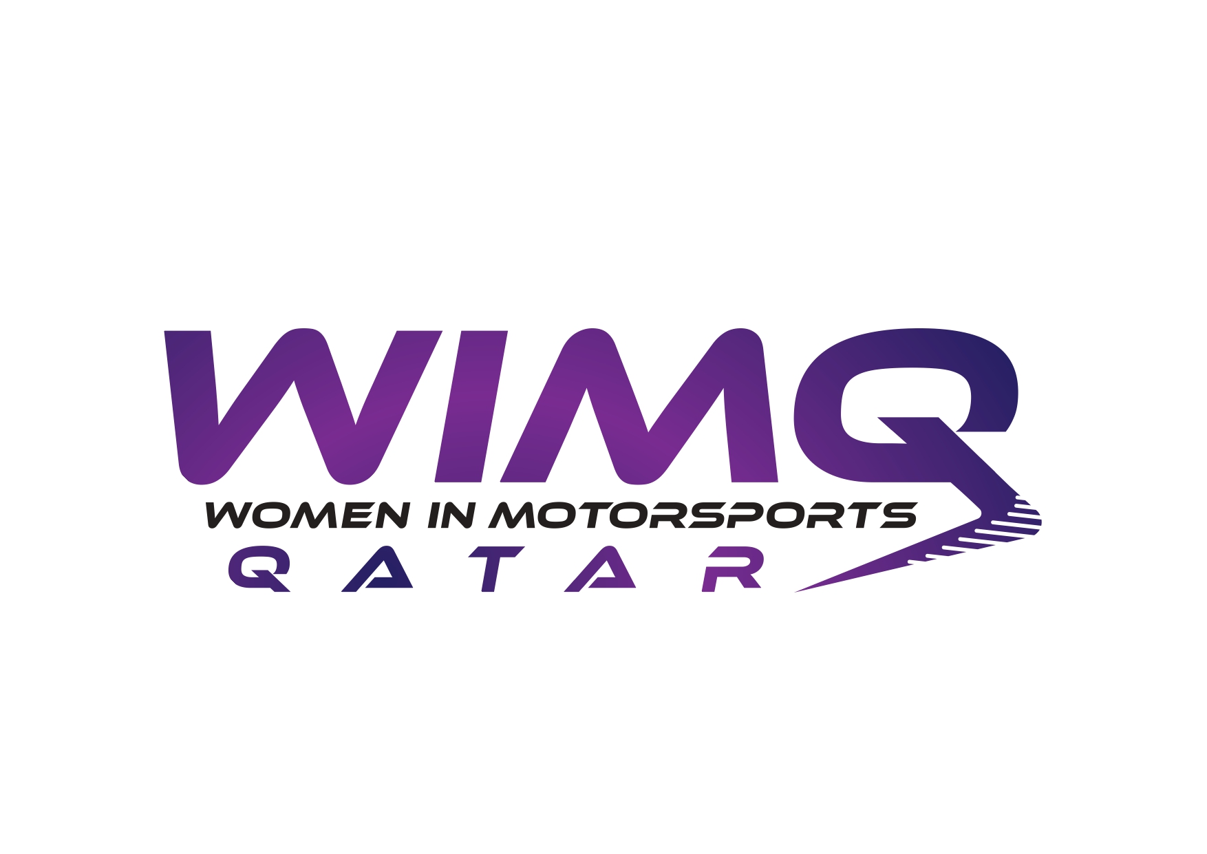 “WOMEN IN MOTORSPORTS QATAR” (Icon_B_W)