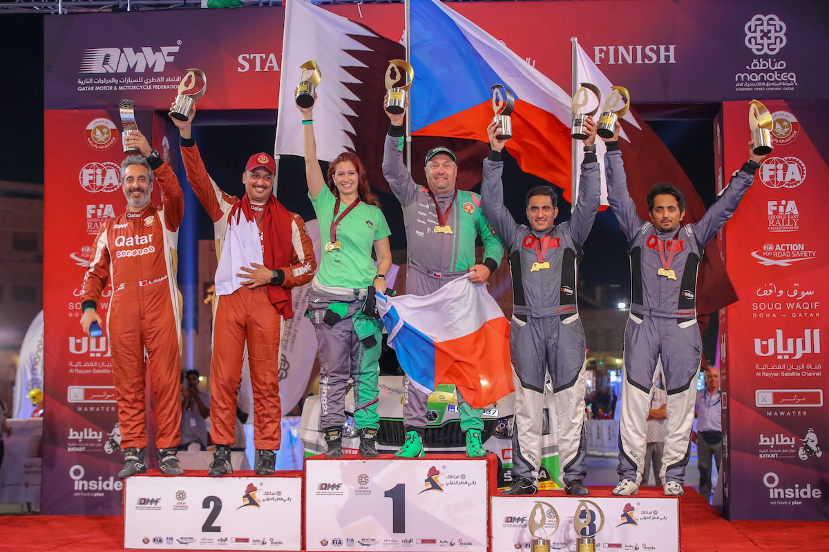 VOJTĔCH ŠTAJF BECOMES FIRST NON-ARAB WINNER OF MANATEQ INTERNATIONAL RALLY OF QATAR SINCE 1986