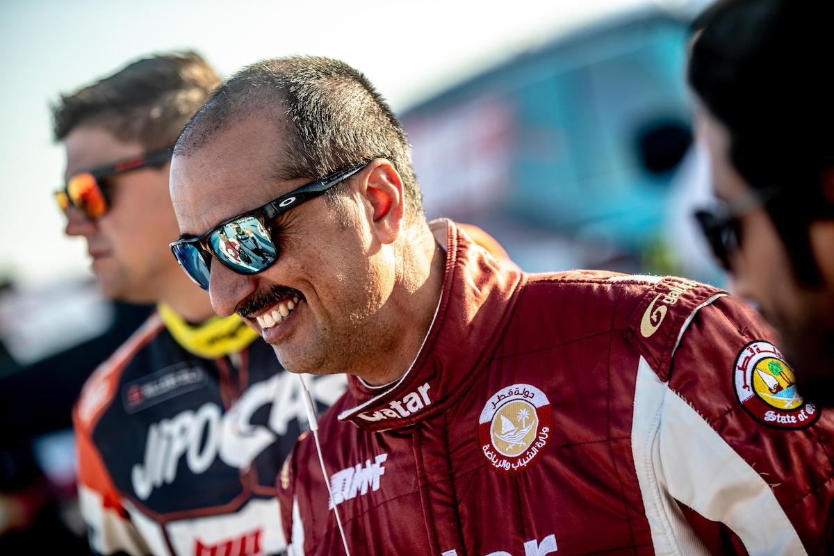 Adel Abdulla held third at the end of the second stage in Kazakhstan Cross Country Rally