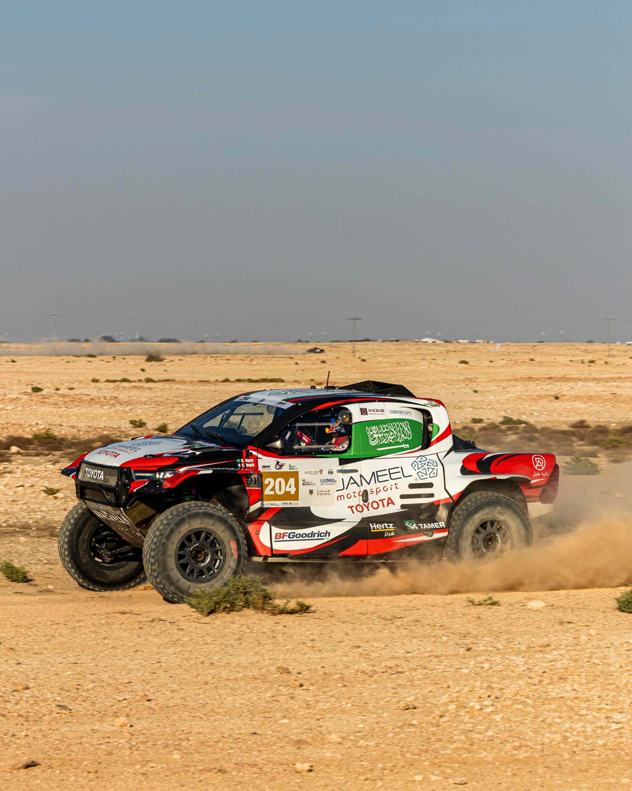 DANIA AKEEL AND STÉPHANE DUPLÉ STUN THEIR  RIVALS TO LEAD THE QATAR INTERNATIONAL BAJA