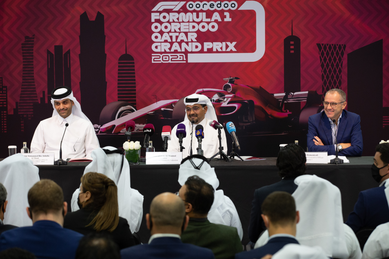 QATAR TO STAGE FORMULA 1 RACE IN NOVEMBER, ANNOUNCES LANDMARK 11-RACE HOSTING AGREEMENT
