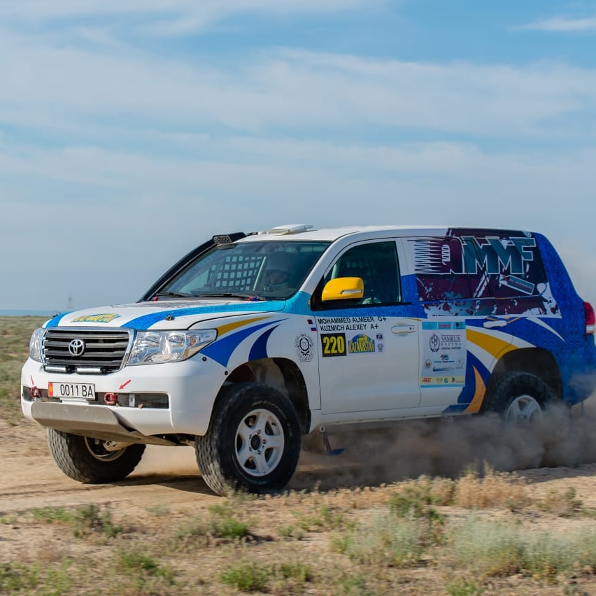 Al Meer leads the T2 category after SS5 in Kazakhstan Rally