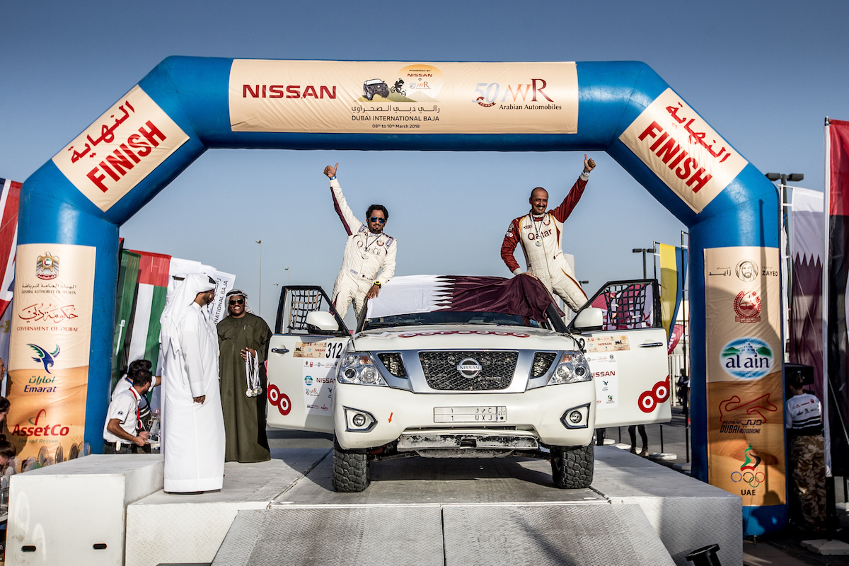 QATAR’S ADEL ABDULLA LEADS FIA T2 WORLD CHAMPIONSHIP AFTER FINISHING SECOND IN DUBAI INTERNATIONAL BAJA