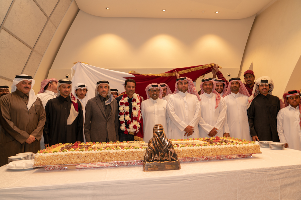 Dakar Rally champion Nasser Al-Attiyah grand welcome