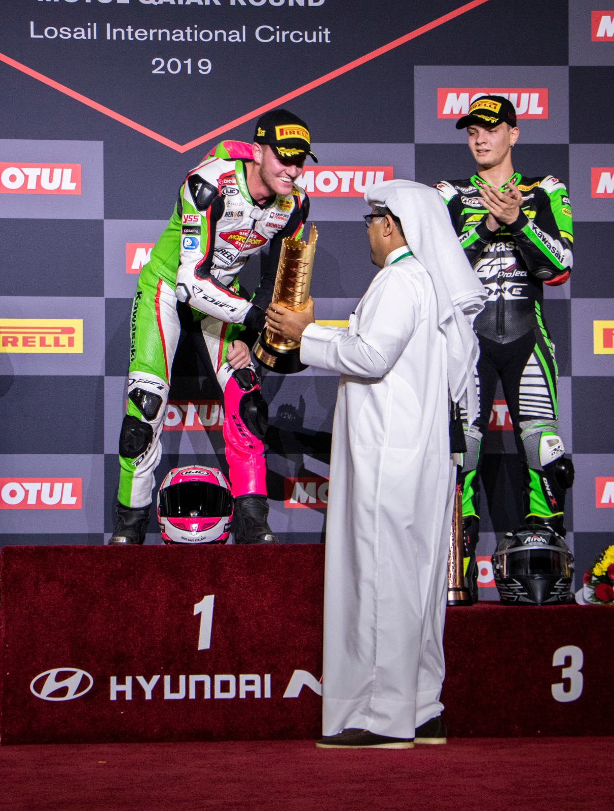 top 3 winners of the World SSP 300 race from World Superbike Championship.