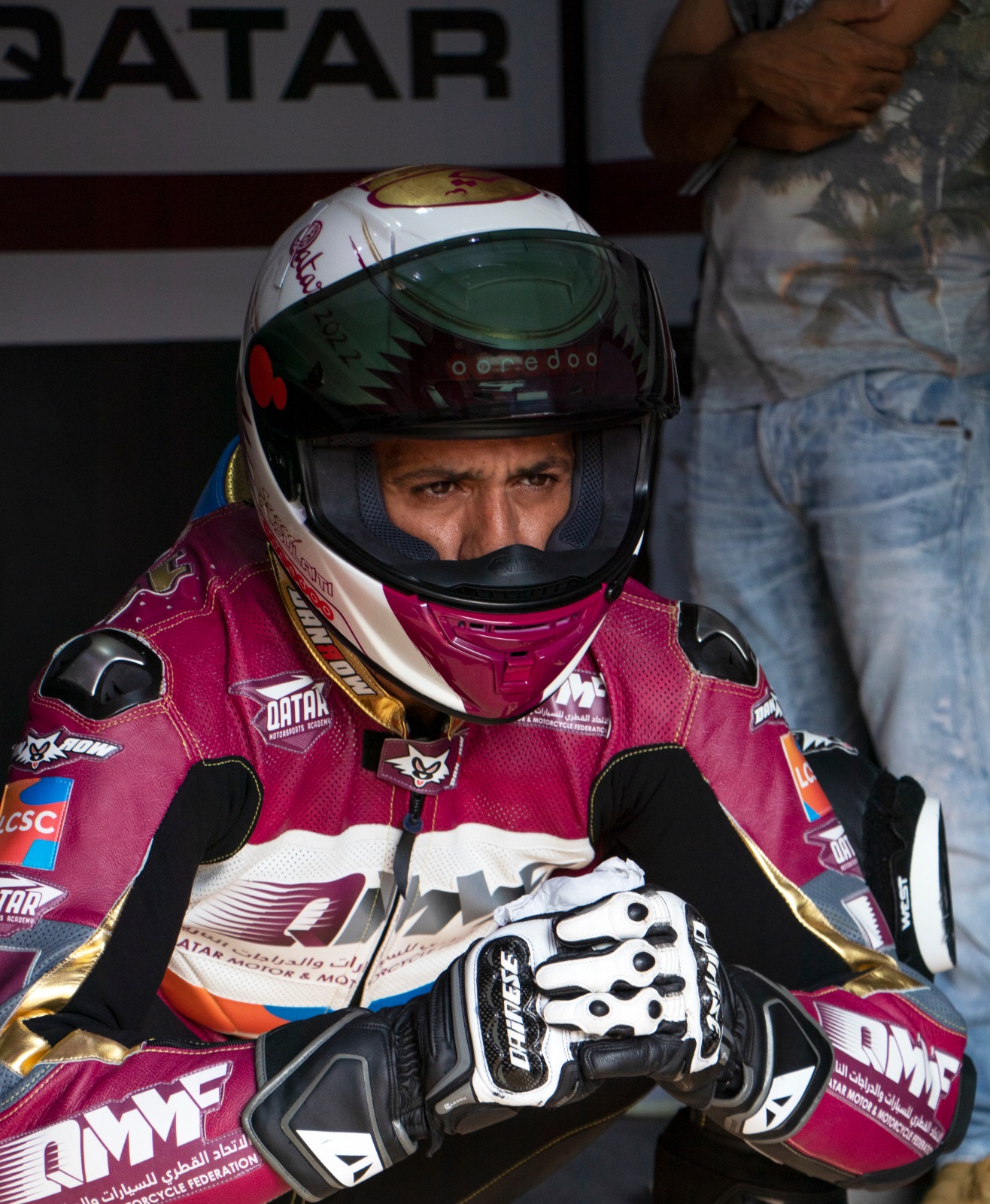 Saeed Al Sulaiti represents the Qatari Motorcycle team with his participation in the World Superbike Championship.