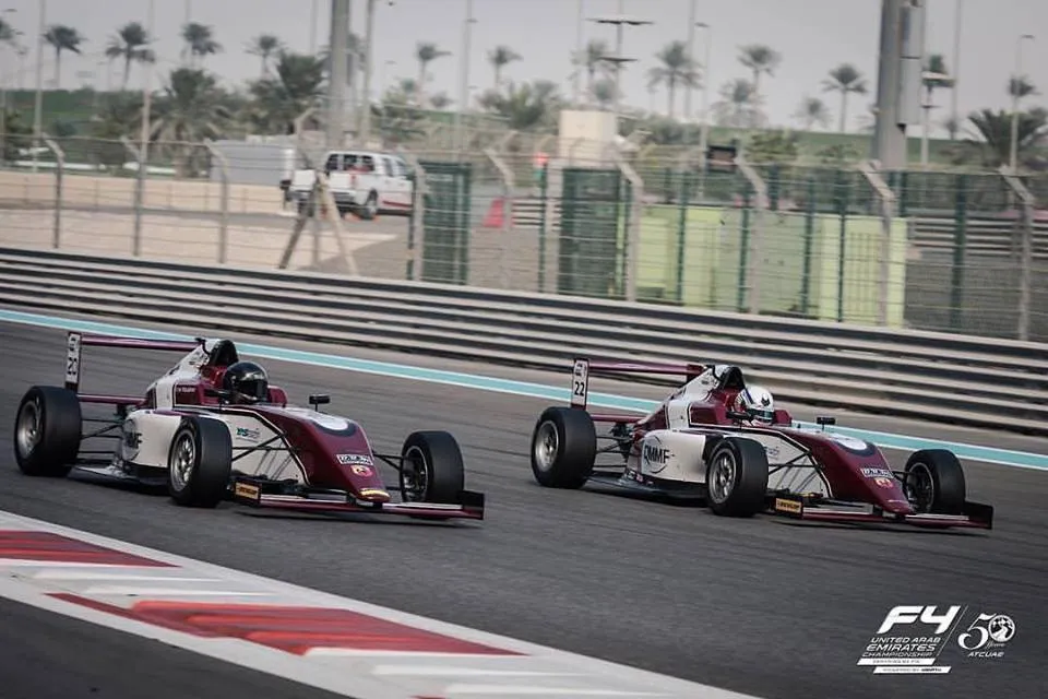 QMMF F4 team in Yas Marina Circuit
