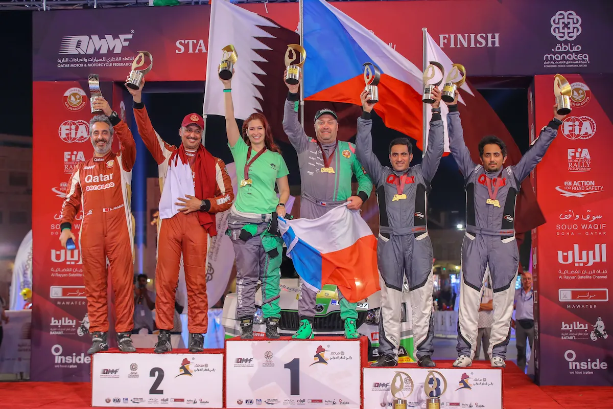 VOJTĔCH ŠTAJF BECOMES FIRST NON-ARAB WINNER OF MANATEQ INTERNATIONAL RALLY OF QATAR SINCE 1986
